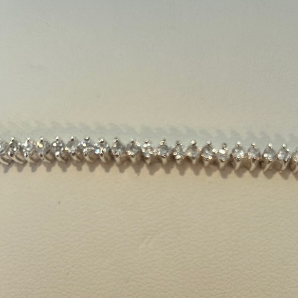 925 Silver Tennis Bracelet - Picture 6 of 7